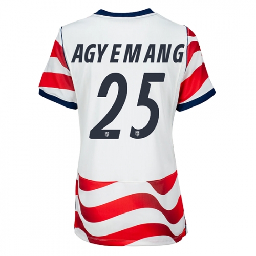 Billige Fotballdrakt Forente stater Patrick Agyemang #25 Replika Hjemmedrakt Dame VM 2026 Kortermet Billige Fotballdrakt Forente stater Patrick Agyemang #25 Replika Hjemmedrakt Dame VM 2026 Kortermet